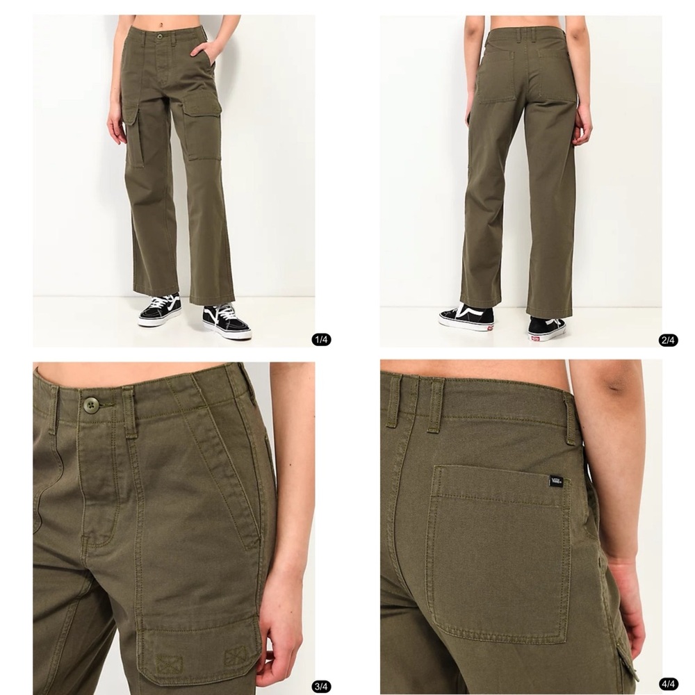 NWT | Vans Arroyo Wide Leg Cargo Pants
Olive Green | Size 30